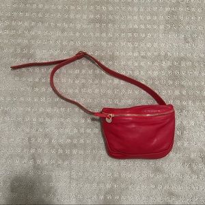 Clare V. Red leather Fanny pack *NEVER USED*